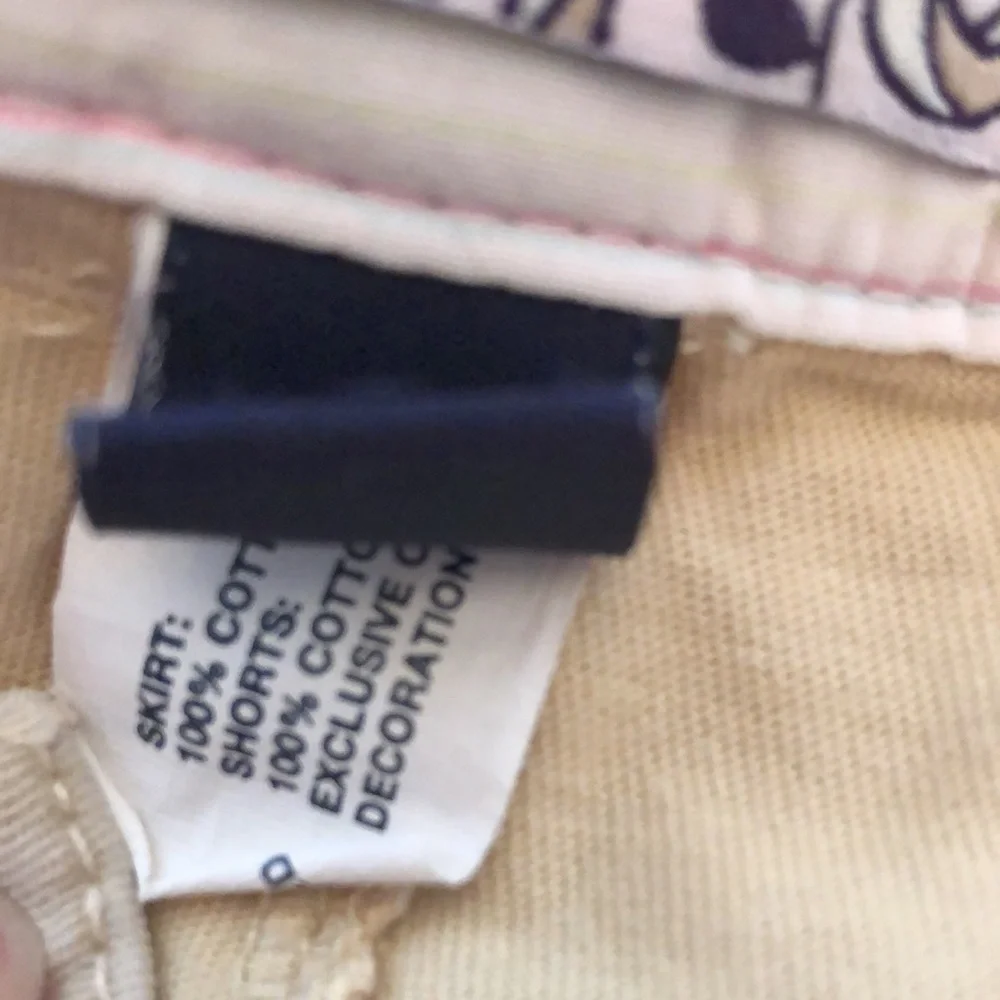 2006 GapKids Tan Khaki Pleated Skirt with Shorts Size 8 Girls